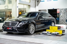 店家案例丨奔馳S級(jí)升級(jí)AP 95系列前六后四剎車套件